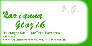 marianna glozik business card